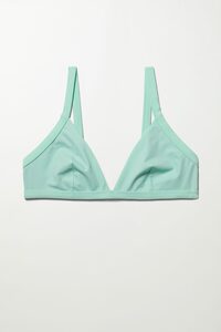 Weekday Bikinioberteil Ray Helltürkis, Bikini-Oberteil in Größe L. Farbe: Light turquoise
