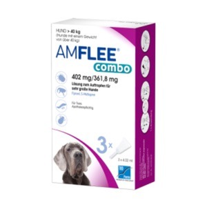 AMFLEE combo 402 mg/2361,8 mg für sehr große Hunde 3  St