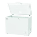 Bild 1 von METRO Professional Gefriertruhe GHF1303, Stahl, 108 x 85 x 74 cm, 303 L, 75 W, 1 Korb, LED-Beleuchtung, 4 Rollen, mit Schloss, weiß