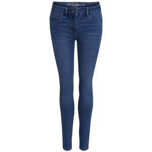 Damen Jeggings mit Used-Waschung