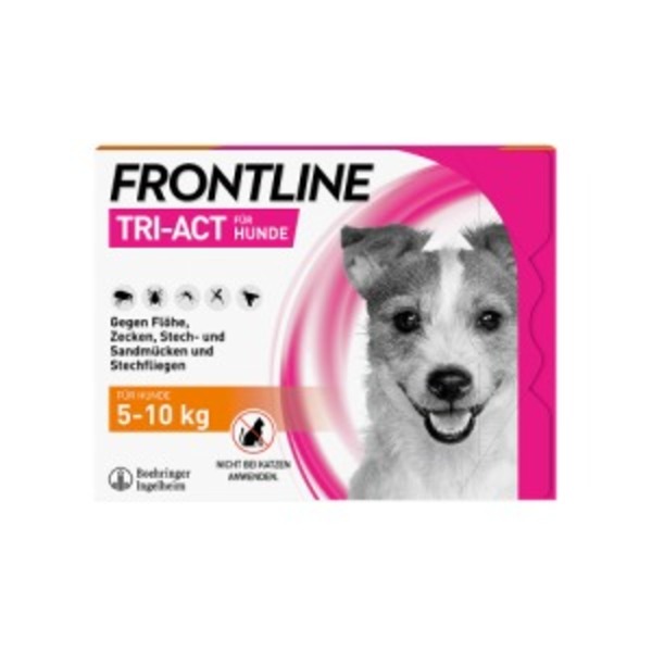 Bild 1 von FRONTLINE TRI-ACT - Hund S 5-10 kg 6  St