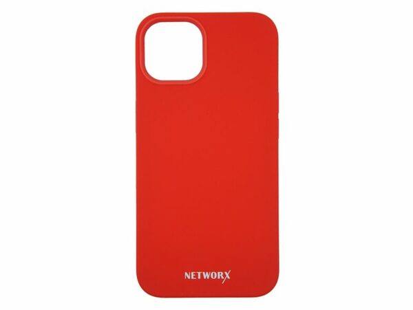 Bild 1 von Networx Silikon Case, Schutzhülle mit MagSafe, für iPhone 13 Pro, rot