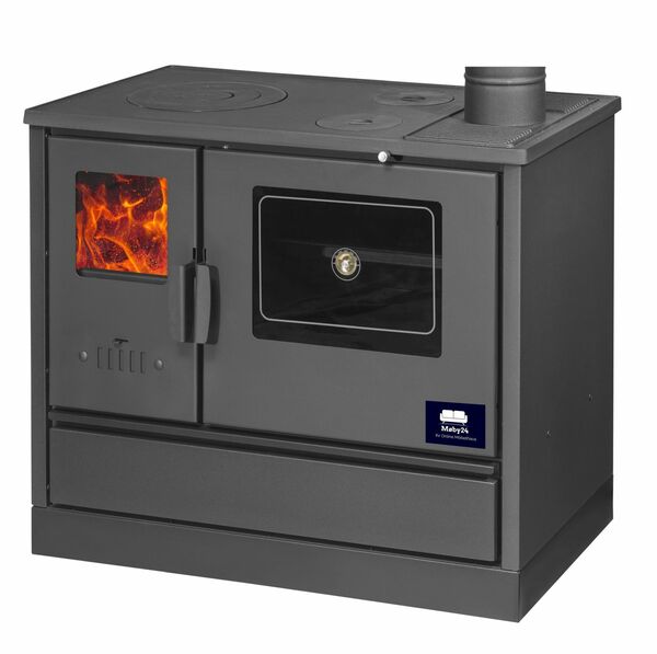 Bild 2 von Moeby24 Küchenofen Lotus 4020 Holzherd Kaminofen Herd Gusseisen 7,9KW BimSchV2 EEK A+ 150mm