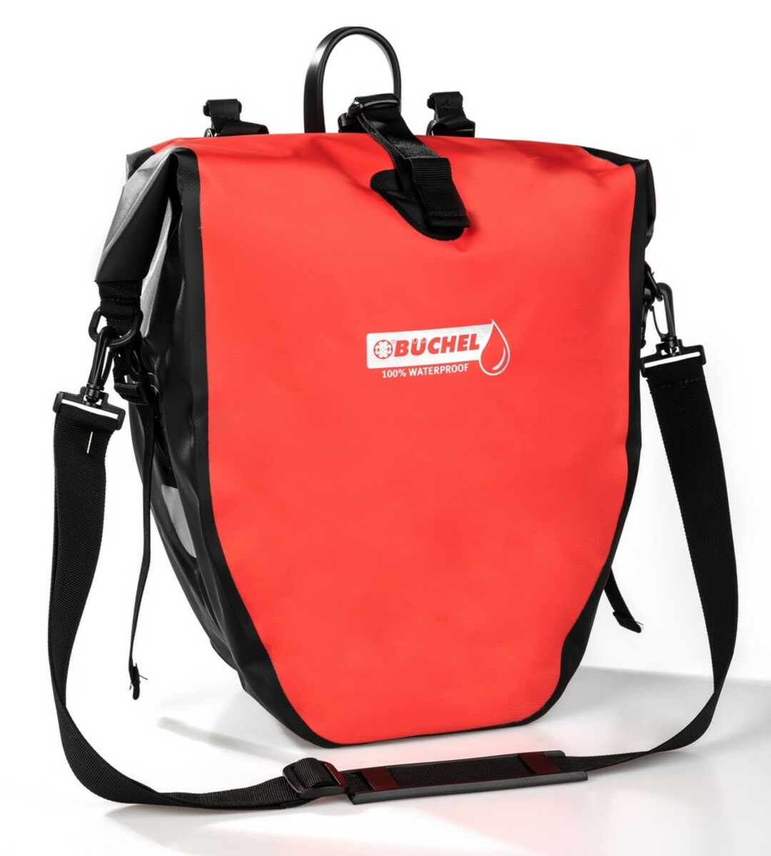 B Chel Wasserdichte Fahrradtasche Schwarz Rot Von Norma F R