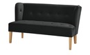 Bild 1 von Twist Küchensofa  Astonia schwarz Maße (cm): B: 160 H: 88 T: 74,5 Bänke