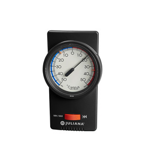 Juliana Min-Max-Thermometer für Gewächshäuser, analog, schwarz