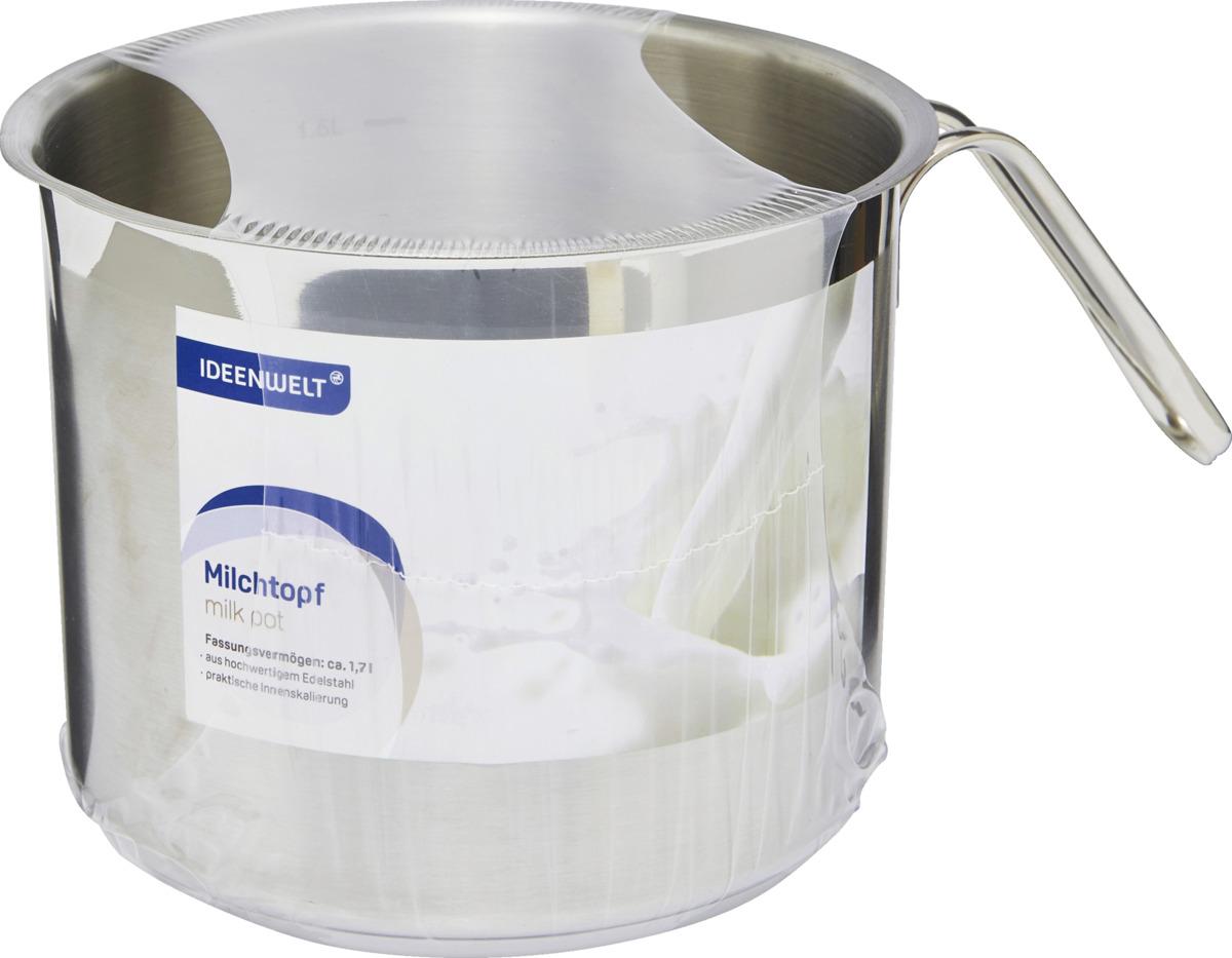 Bild 1 von IDEENWELT Edelstahl Milchtopf