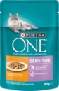 Bild 1 von Purina ONE Sensitiv zarte Stückchen in Sauce mit Huhn & Karotten (24 x 85.00g)