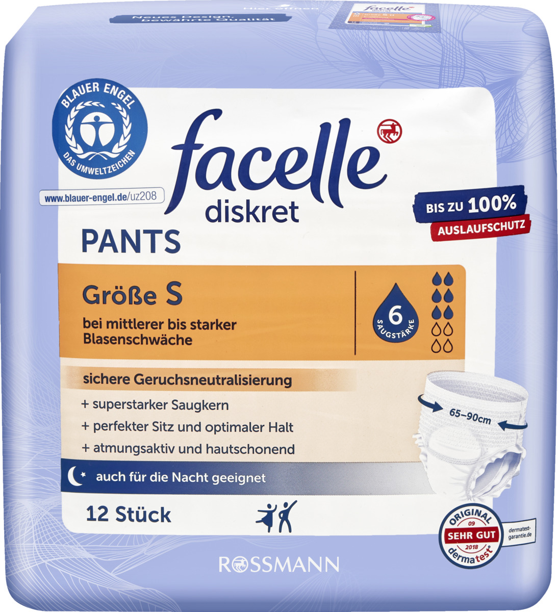 Bild 1 von facelle diskret Hygiene Pants Gr. S