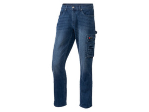 PARKSIDE® Herren Jeans-Arbeitsbundhose, Straight Fit, normale Leibhöhe