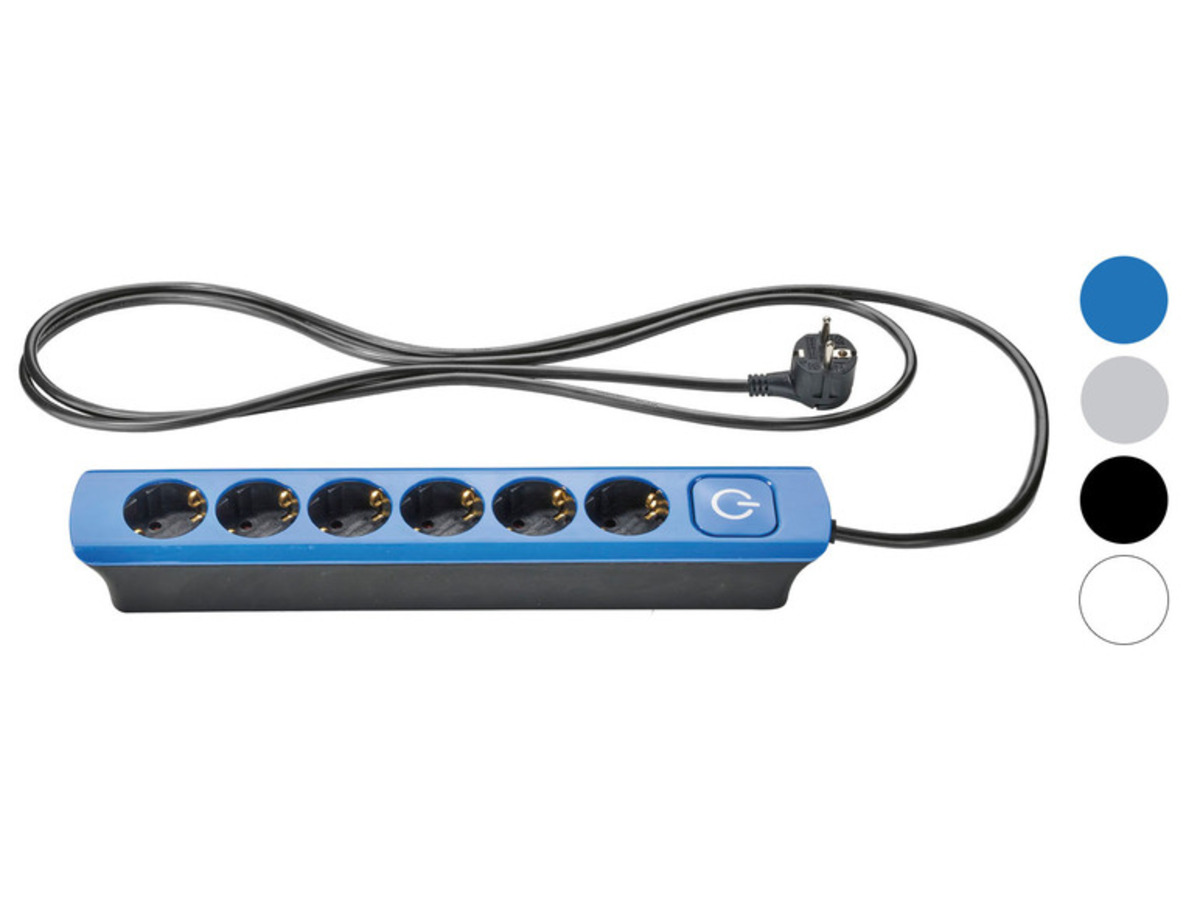 Bild 1 von SILVERCREST® Steckdosenleiste 6-fach bunt