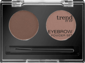 trend !t up Augenbrauen Eyebrow Powder Set dunkel-braun 030