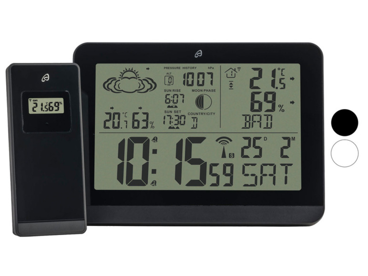 Bild 1 von AURIOL® Design-Funkwetterstation, mit Außensensor