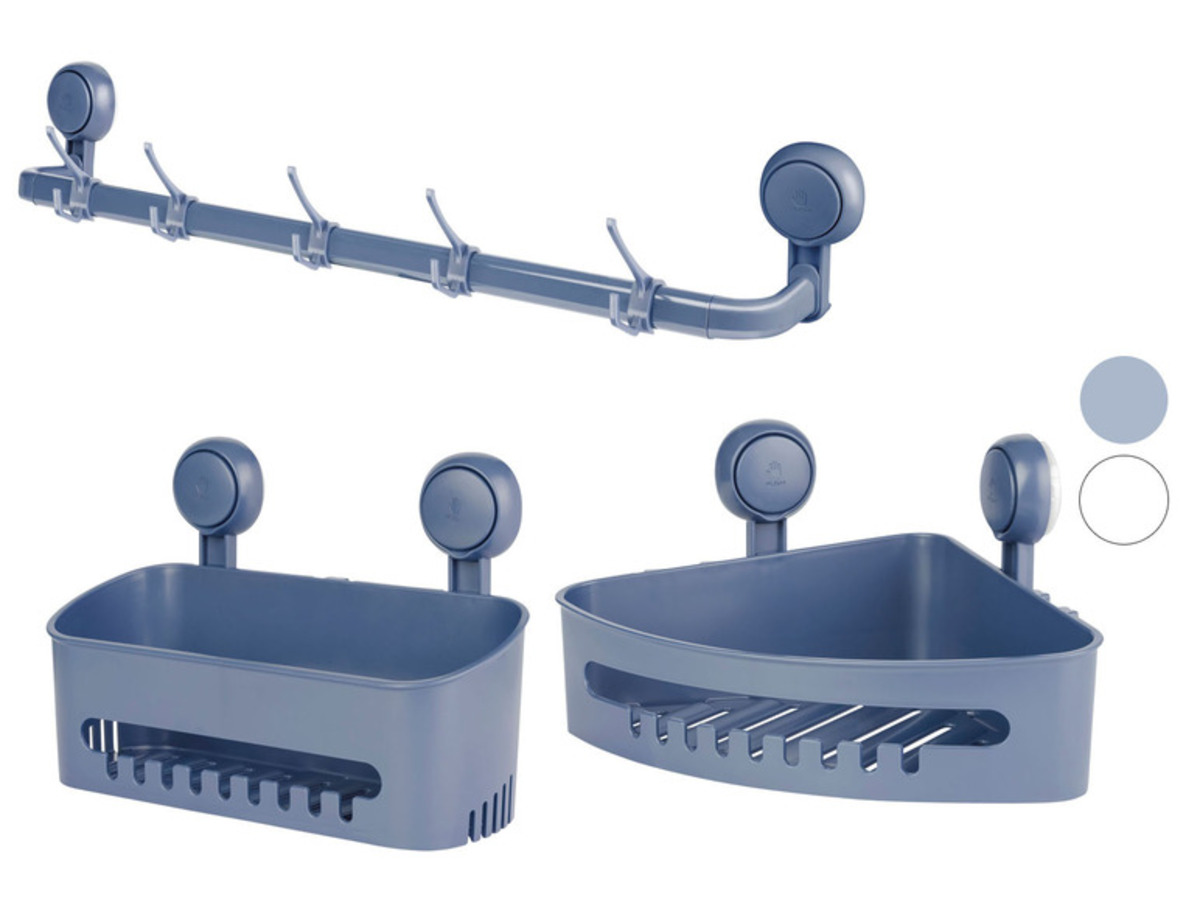 Bild 1 von LIVARNO home Handtuchhalter/ Eckregal/ Korb, Vakuum-Technik