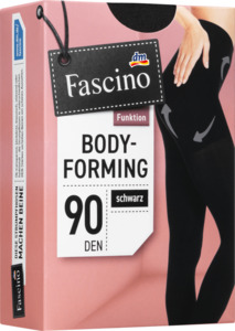 Fascino Strumpfhose Bodyforming 90 DEN, Gr. 46/48, schwarz
