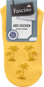 Fascino ABS Socken mit kurzem Schaft, Gr. 35-38, gelb