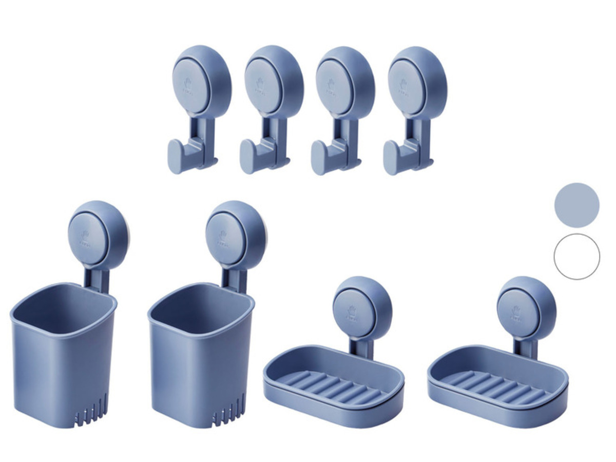 Bild 1 von LIVARNO home Schale/ Becher/ Haken 2er, Saugnapfhalterung