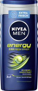 Nivea Men 3in1 Duschgel Energy 24H Fresh Effect 250ML