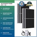 Bild 2 von EPP.Solar Solaranlage »780/600 W Balkonkraftwerk Solaranlage mit Hoymiles 600 Wechselrichter«