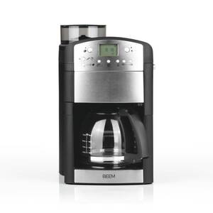 Kaffeemaschine mit Mahlwerk Fresh-Aroma-Perfect Edelstahl, 1,25 l Glaskanne, 1000 W