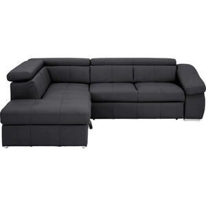 Welnova ECKSOFA Schwarz