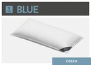 Bild 1 von SPESSARTTRAUM Federkissen »Blue«, Füllung: 100% Federn, Bezug: 100% Baumwolle, (1 St.), hergestellt in Deutschland, allergikerfreundlich