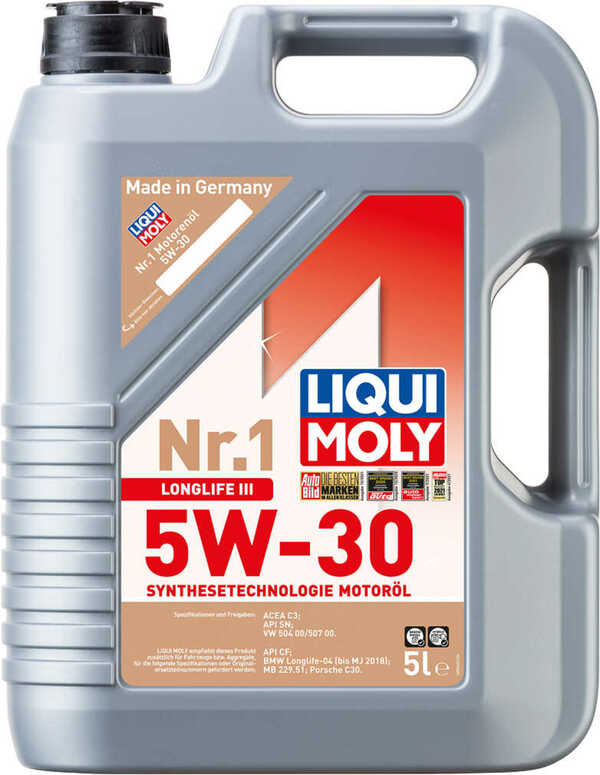 Bild 1 von LIQUI MOLY Motorenöl 5W-30 »Nr. 1 Longlife III«