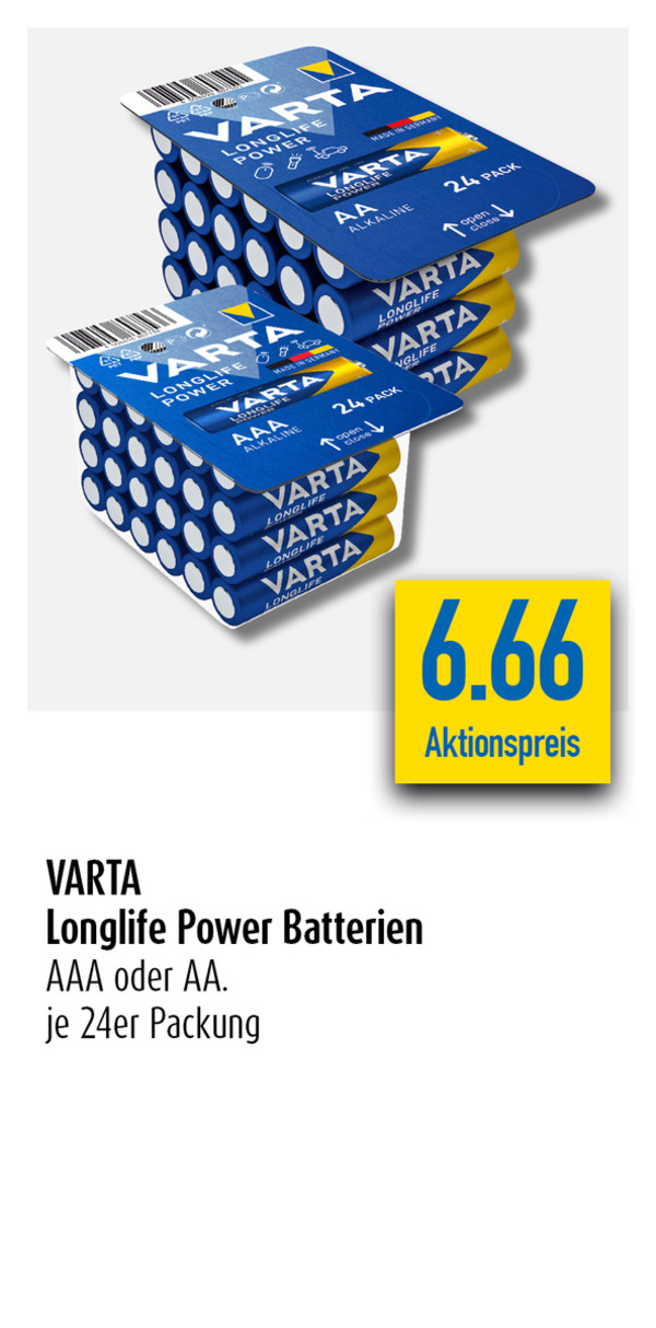 Bild 1 von Varta Longlife-Batterien