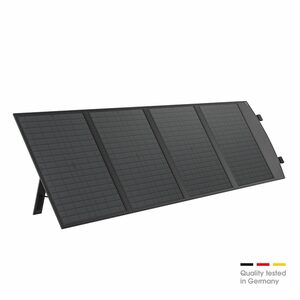 XLAYER Solarmodul »Mobiles Solar Panel 80W - verstellbare Halterung - Faltbar - Grau«, 80.0 W, (Set, 1-St)
