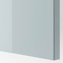 Bild 4 von BESTÅ  Aufbewahrung mit Türen, weiß Selsviken/Hochglanz hell graublau