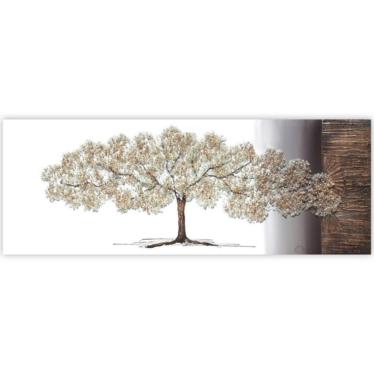 Bild 1 von Monee ÖLGEMÄLDE Weiß Gold