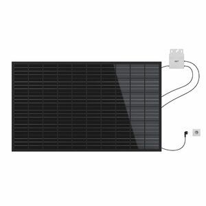 EET Solaranlage »EET Solaranlage LightMate - Plug-in Photovoltaik System mit Schukokabel«, (1 Stück), Die perfekte Lösung um eigenen Sonnenstrom zu produzieren