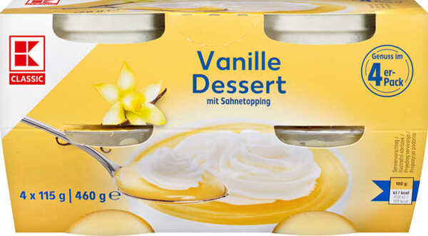 Bild 1 von K-CLASSIC Vanille- oder Schoko-Dessert