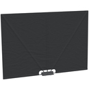 Bild 1 von Outsunny Seitenmarkise Klappbar, 240 x 160cm Gartenmarkise, Sichtschutz mit UV-Schutz, Windschutz mit Stahlrahmen, Polyester, Dunkelgrau