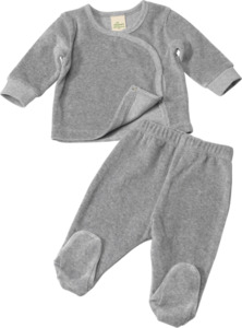 ALANA Baby Set, Gr. 62, aus Bio-Baumwolle, grau