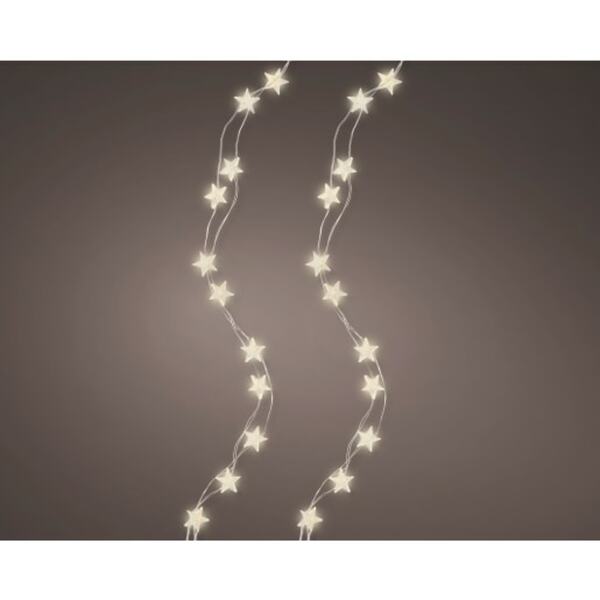 Bild 1 von Lumineo Lichterkette Micro LED Sterne, warmweiß, 195 cm