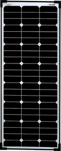 offgridtec Solarmodul »SPR-Ultra-80 80W SLIM 12V High-End Solarpanel«, 80 W, Monokristallin, extrem wiederstandsfähiges ESG-Glas