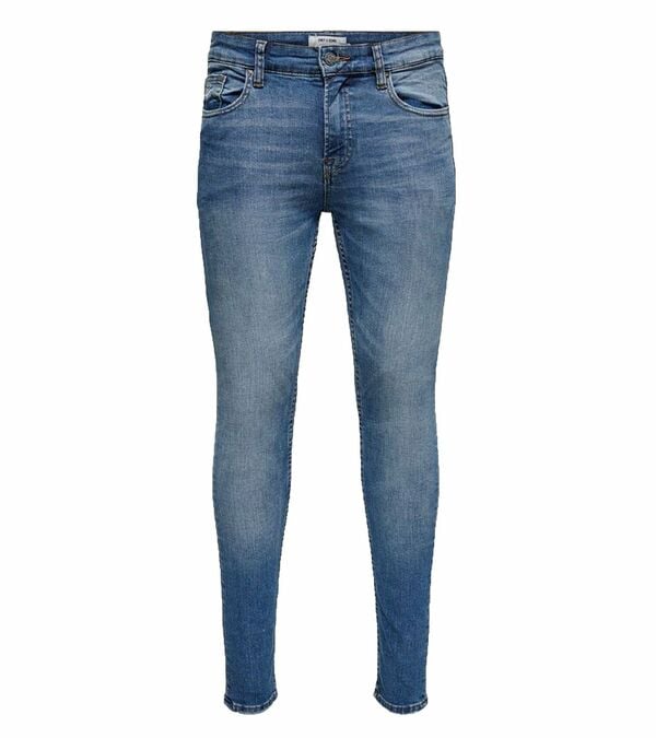 Bild 1 von ONLY & SONS Herren 5-Pocket-Jeans Warp Life Skinny Hose Blau