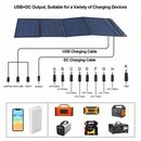 Bild 2 von ELIAUK Solaranlage »Solar Ladegerät,30WFaltbares Monokristalline Solarpanel mit USB,leicht«, (1-St)