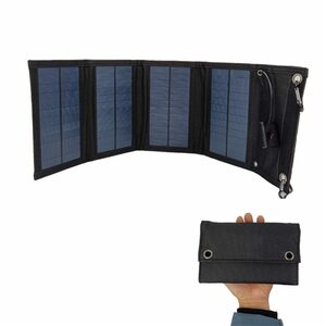 HOBÙBÙME Solarabsorber »10W 5V0.6ASchnelllade-Solarkollektor tragbare Falttasche«