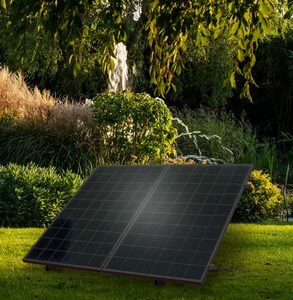 Balkonkraftwerke Deutschland Solaranlage »Mini-Solaranlage für den Garten 600W«, 600,00 W, Monokristalline Halbzellen, Komplett-Set