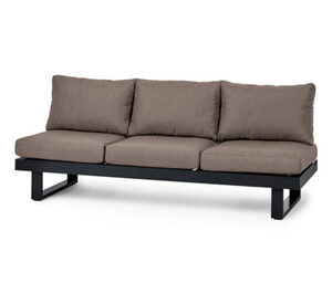 Premium-2-in-1-Sofa-Liege mit Sunbrella®-Stoff, taupe