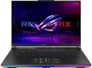 ASUS ROG Strix SCAR 16, Gaming Notebook mit 16 Zoll Display, Intel® Core™ i9 Prozessor, 32 GB RAM, 1 TB SSD, NVIDIA GeForce RTX 4090, Off Black