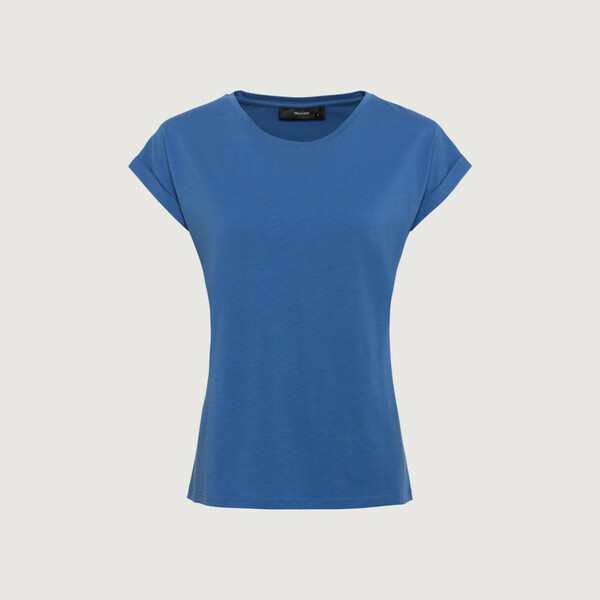 Bild 1 von T-Shirt aus leichtem Baumwolle-Modal-Jersey mit Ärmelaufschlägen