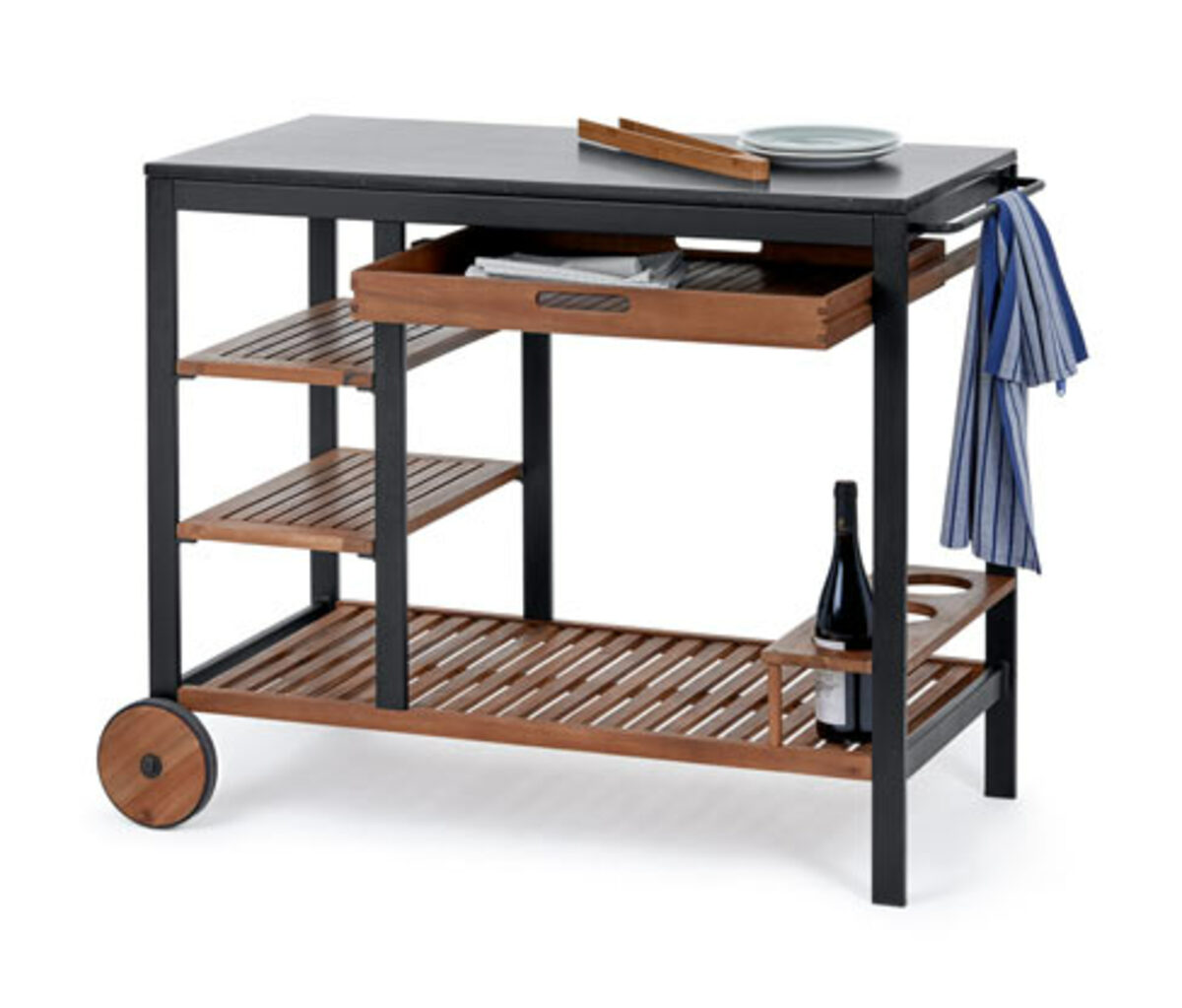 Bild 1 von Premium-Grillwagen »Elin« mit Schublade und großer Arbeitsfläche