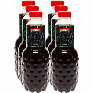 granini Fruchtsaft mit schwarzer Johannisbeere, 6er Pack (EINWEG) zzgl. Pfand