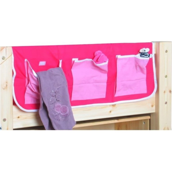 Bild 1 von Thuka Stofftasche Betttasche für Hochbett Spielbett Kinderbett Stockbett pink