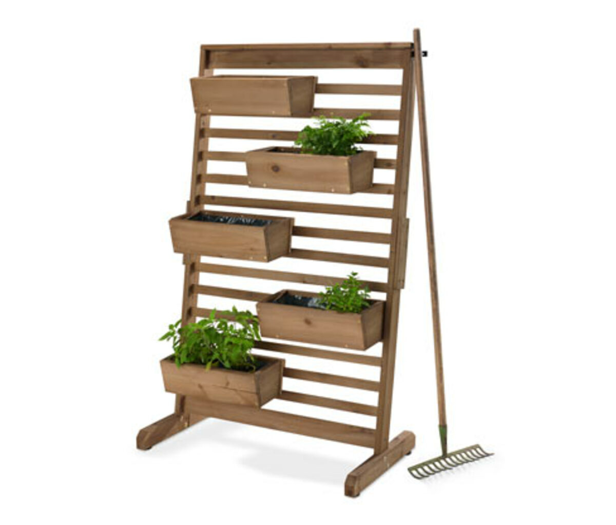 Bild 1 von Vertikalbeet »Tinus« mit flexibel einhängbaren Pflanzkästen