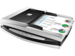 PLUSTEK SmartOffice PL4080 Dokumentenscanner , Flachbett: bis zu 1.200 x dpi, ADF: 600 Dual-CIS
