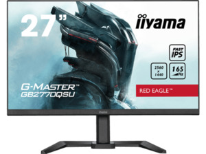 IIYAMA G-MASTER Red Eagle GB2770QSU-B5 27 Zoll WQHD Gaming Monitor (0,5 ms Reaktionszeit, 165Hz)